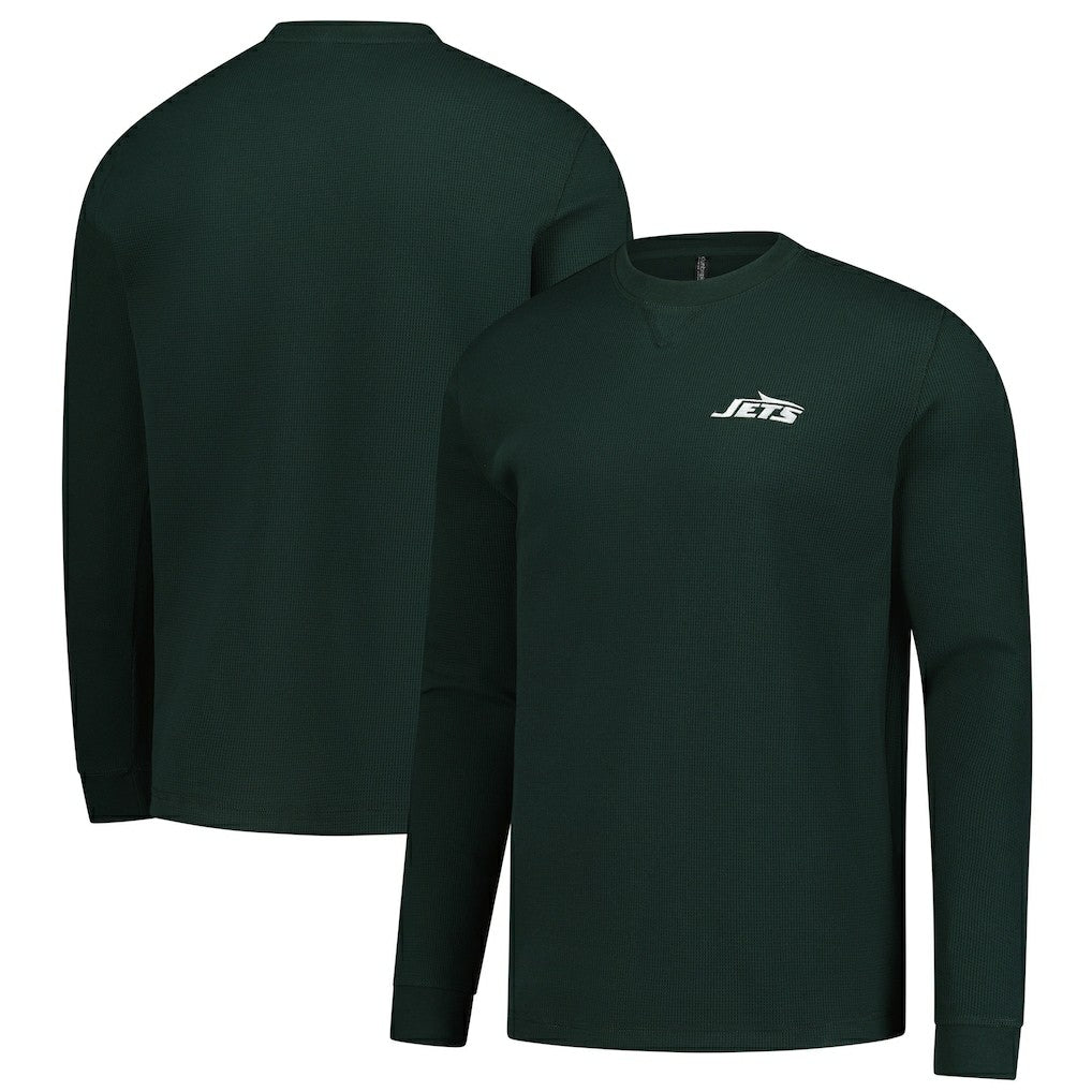 New York Jets Dunbrooke Cavalier Waffle Long Sleeve T-Shirt - Green for sale