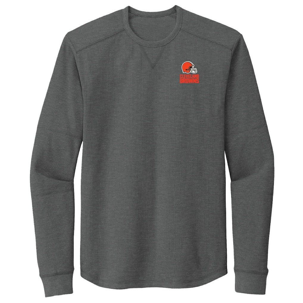 Cleveland Browns Dunbrooke Cavalier Waffle Long Sleeve T-Shirt - Charcoal outlet