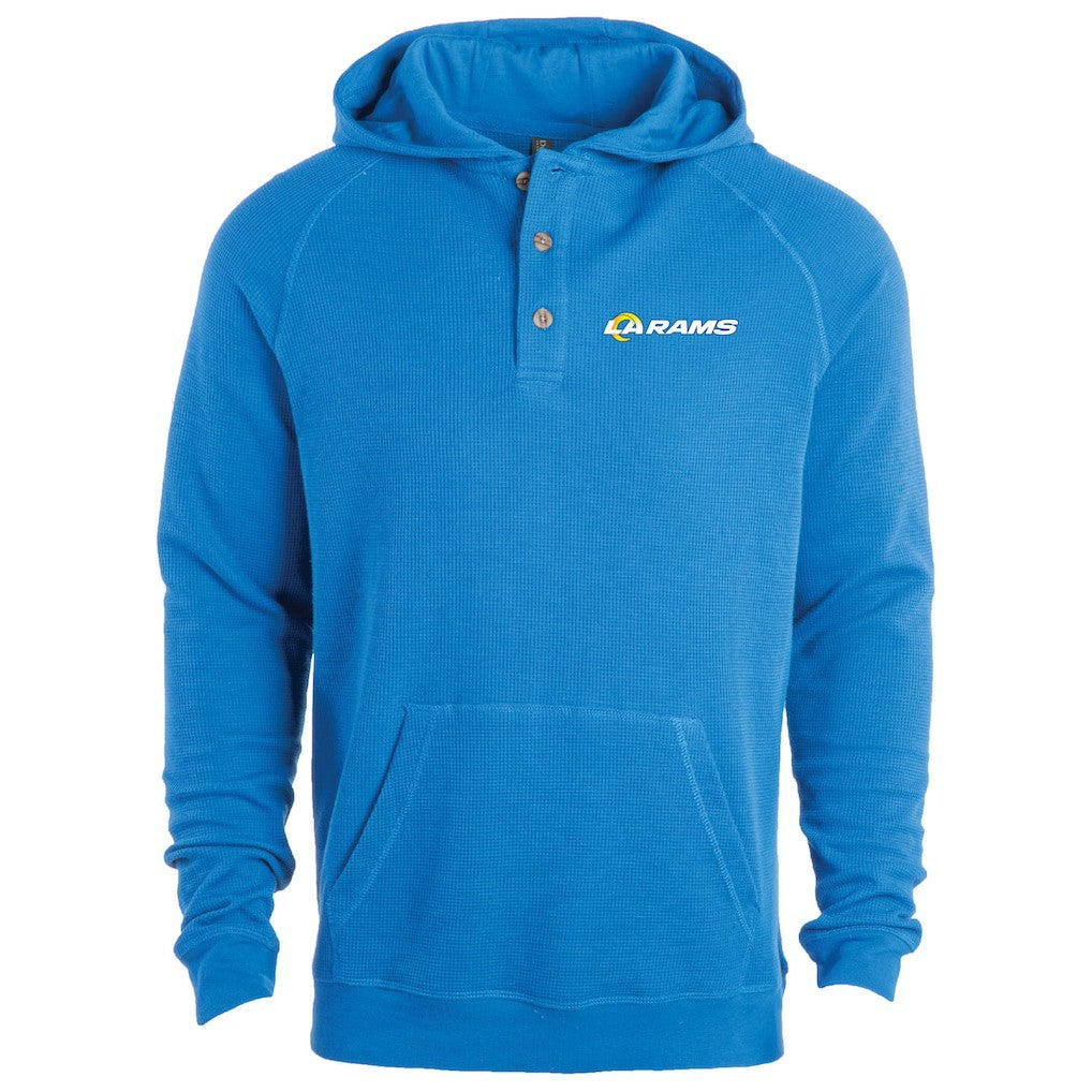 Los Angeles Rams Dunbrooke Montana Raglan Thermal Hoodie - Royal online