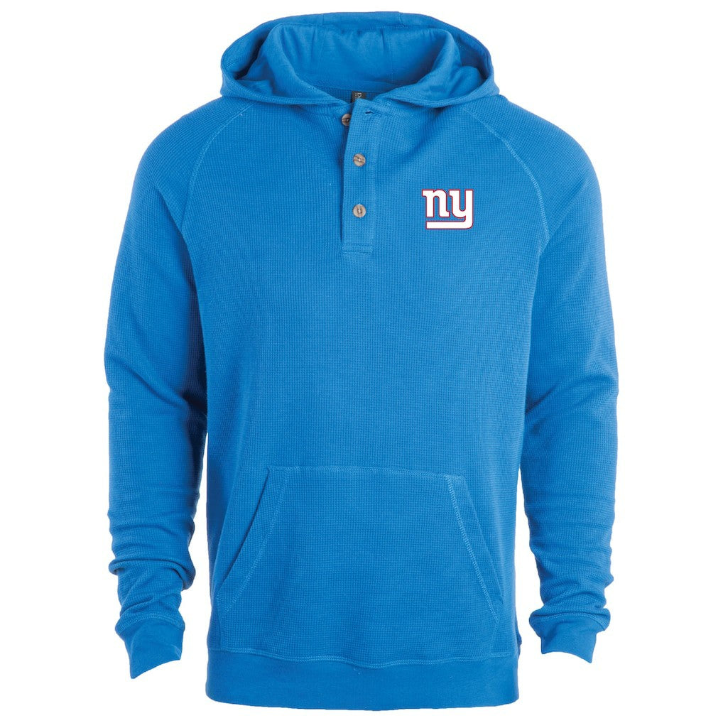 New York Giants Dunbrooke Montana Raglan Thermal Hoodie - Royal on sale