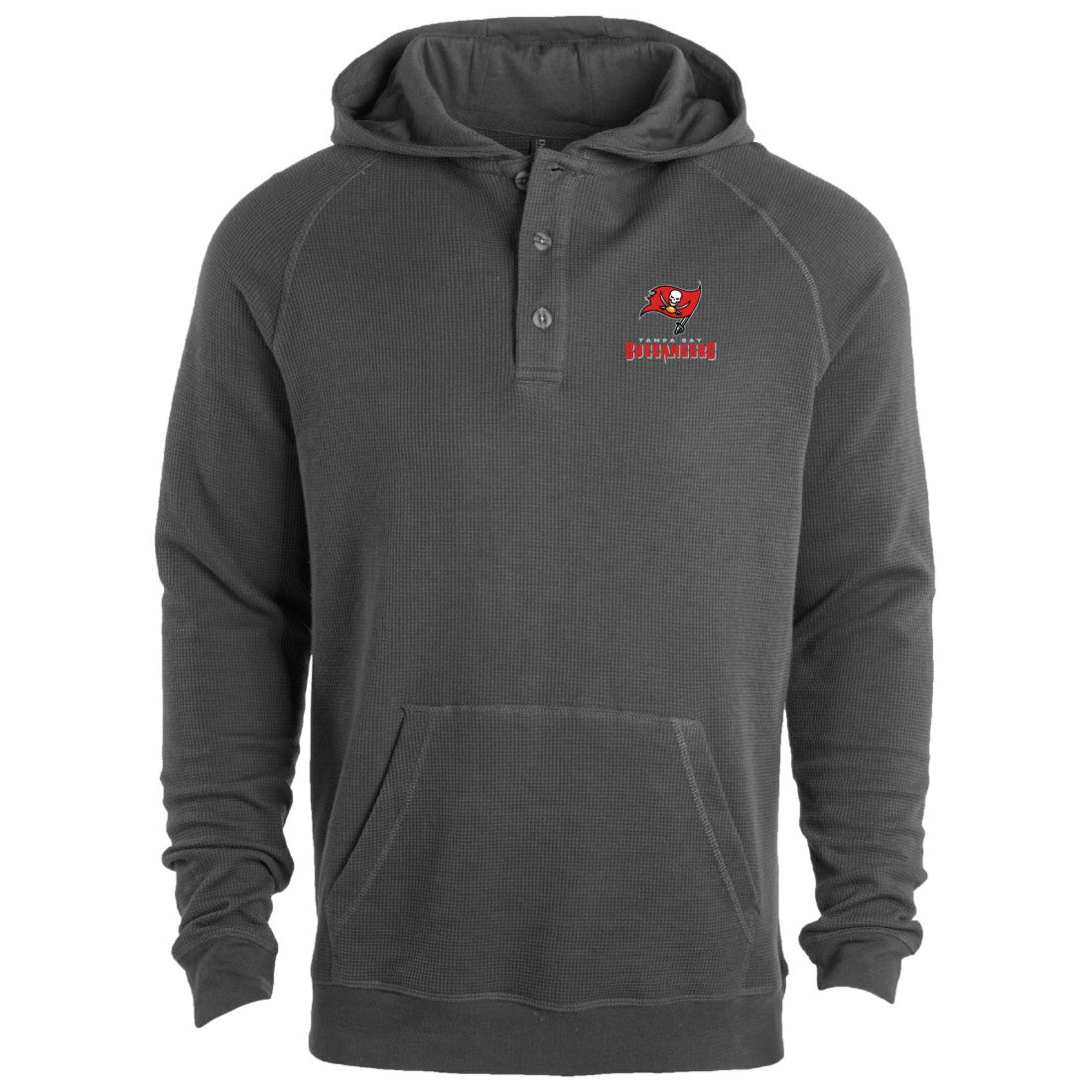 Tampa Bay Buccaneers Dunbrooke Montana Raglan Thermal Hoodie - Gray outlet