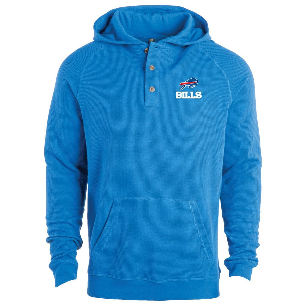 Buffalo Bills Dunbrooke Montana Raglan Thermal Hoodie - Royal for sale