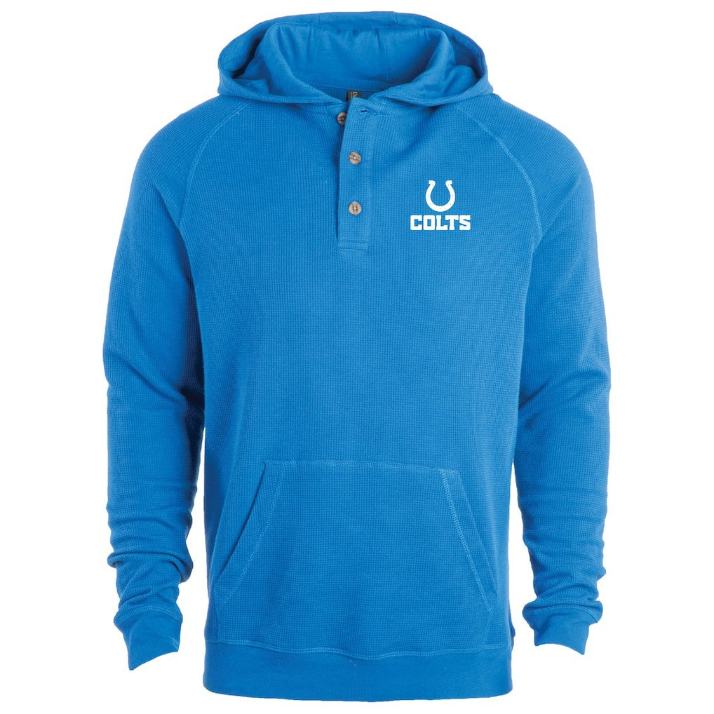 Indianapolis Colts Dunbrooke Montana Raglan Thermal Hoodie - Royal sale