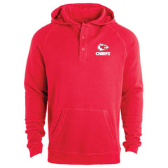 Kansas City Chiefs Dunbrooke Montana Raglan Thermal Hoodie - Red outlet