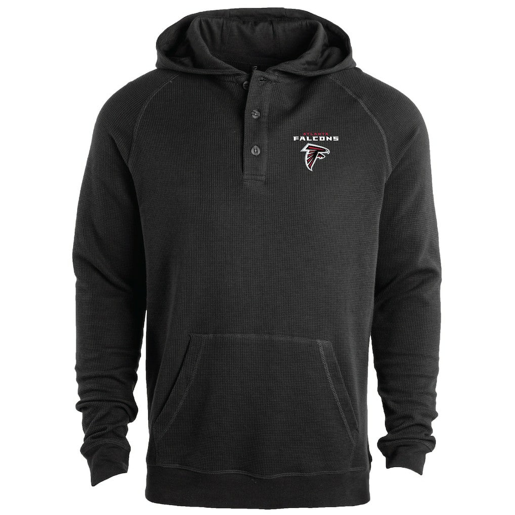 Atlanta Falcons Dunbrooke Montana Raglan Thermal Hoodie - Black online