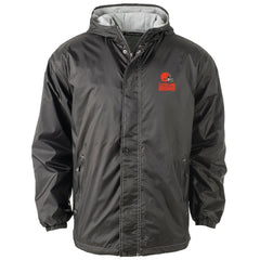 Cleveland Browns Dunbrooke Logo Legacy Stadium Full-Zip Hooded Jacket - Black cheap