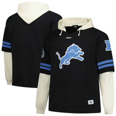 Detroit Lions '47 Big & Tall Split Zone Cornerback V-Neck Hoodie - Black online
