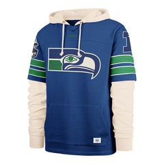 Seattle Seahawks '47 Big & Tall Split Zone Cornerback Hoodie - Royal outlet
