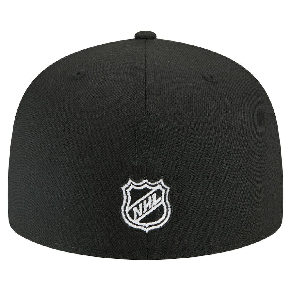 Pittsburgh Penguins New Era Faded Lines 59FIFTY Fitted Hat Black