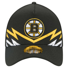 Boston Bruins New Era 39THIRTY A-Frame Perforated Flex Hat Black