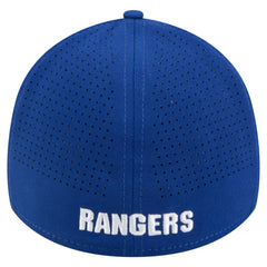 New York Rangers New Era 39THIRTY A-Frame Perforated Flex Hat Blue