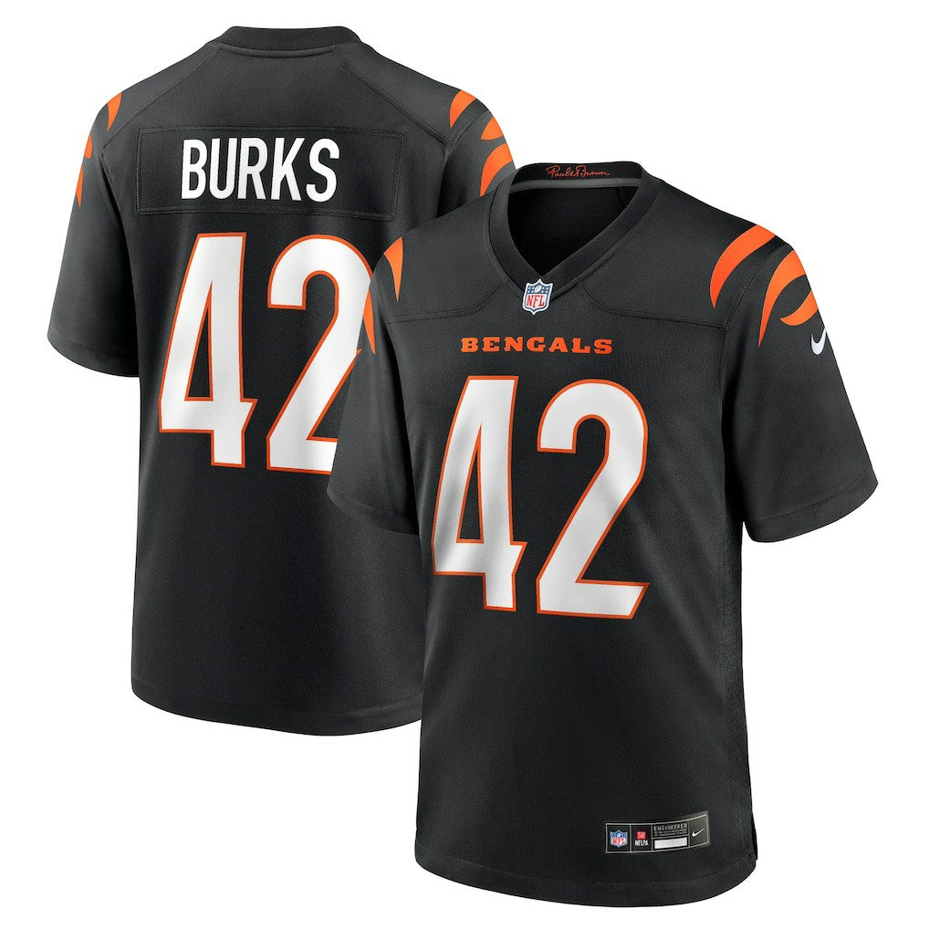 Oren Burks Cincinnati Bengals Team Game Jersey - Black | Nike for sale