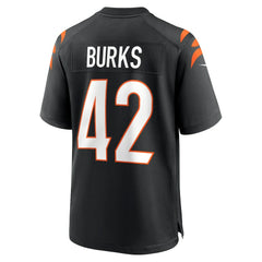Oren Burks Cincinnati Bengals Team Game Jersey - Black | Nike for sale