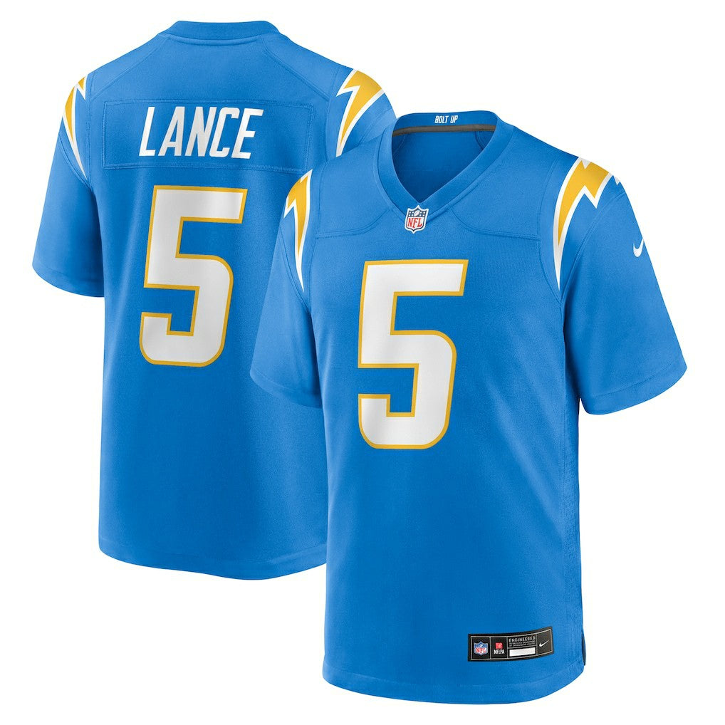 Trey Lance Los Angeles Chargers Team Game Jersey - Powder Blue | Nike discount