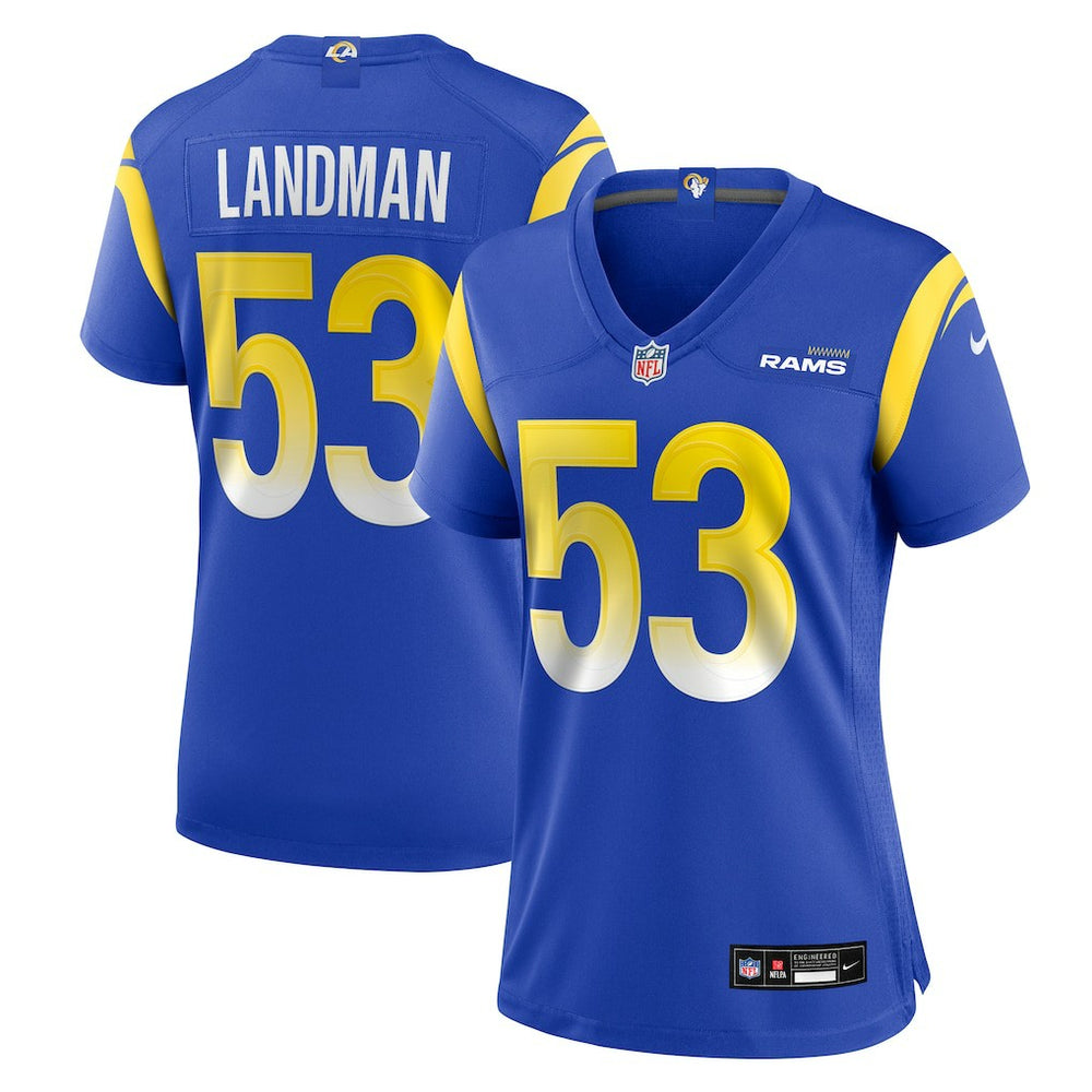 Nate Landman Los Angeles Rams Women's Team Game Jersey - Royal | Nike online
