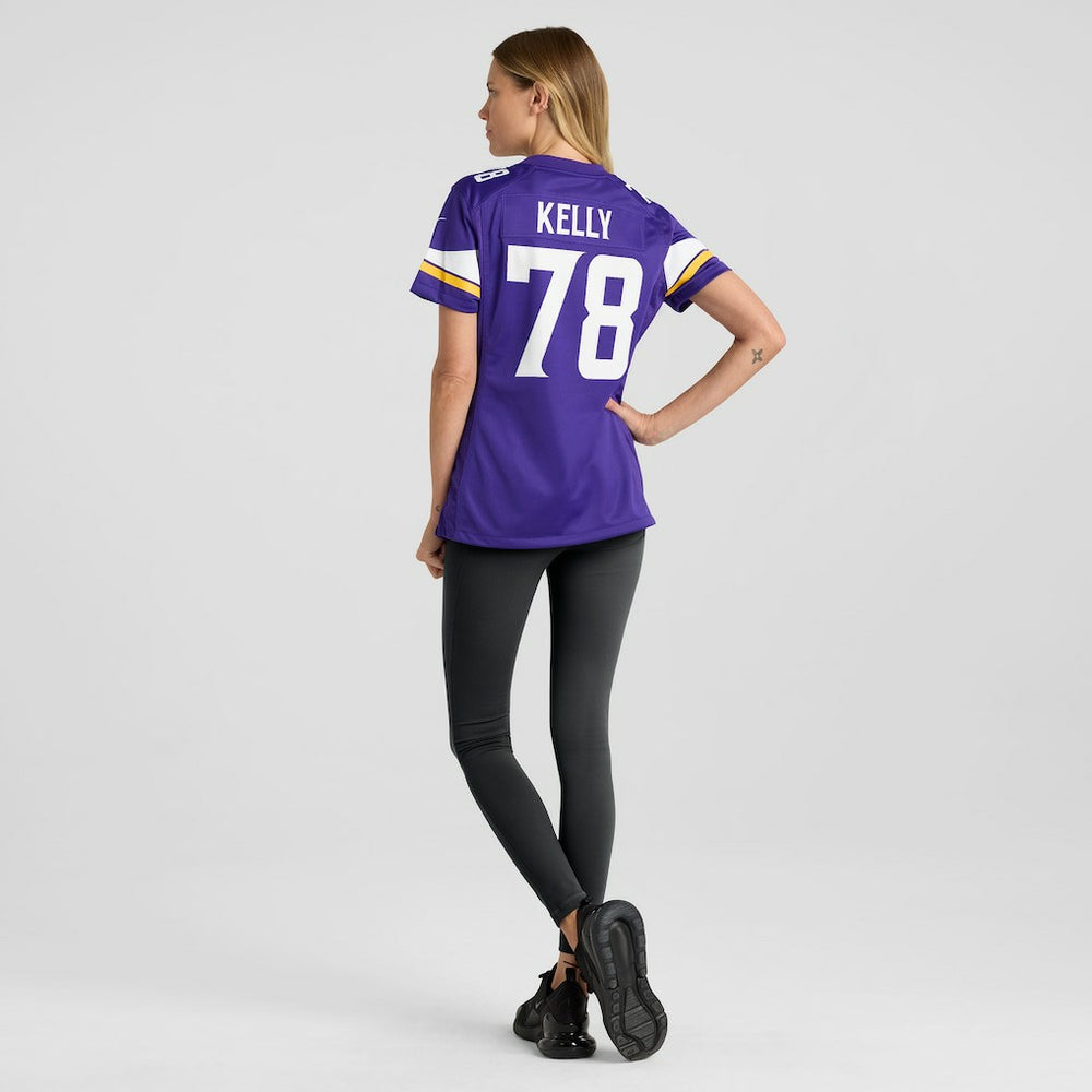 Ryan Kelly Minnesota Vikings Women's Team Game Jersey - Purple | Nike for sale