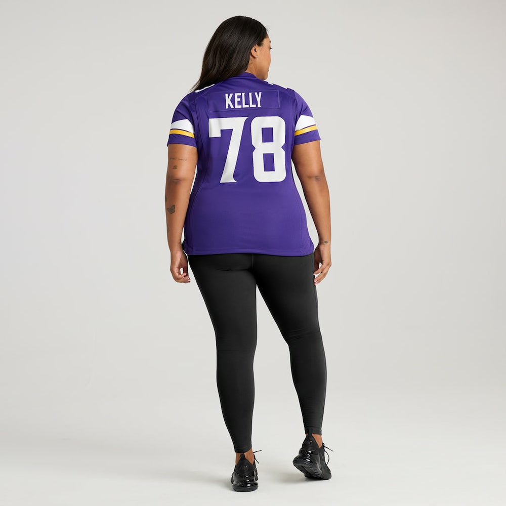 Ryan Kelly Minnesota Vikings Women's Team Game Jersey - Purple | Nike for sale