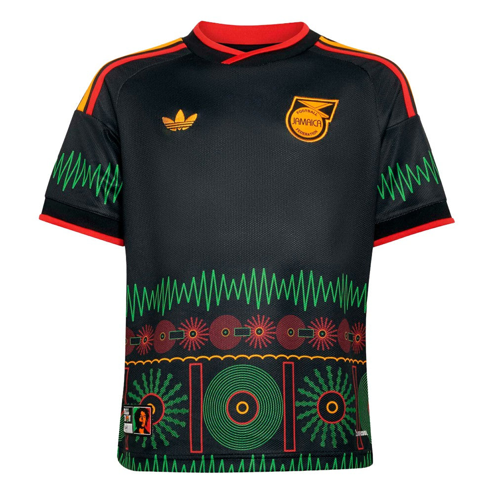 Jamaica National Team Youth 2026 Replica Jersey - Black | Adidas for sale