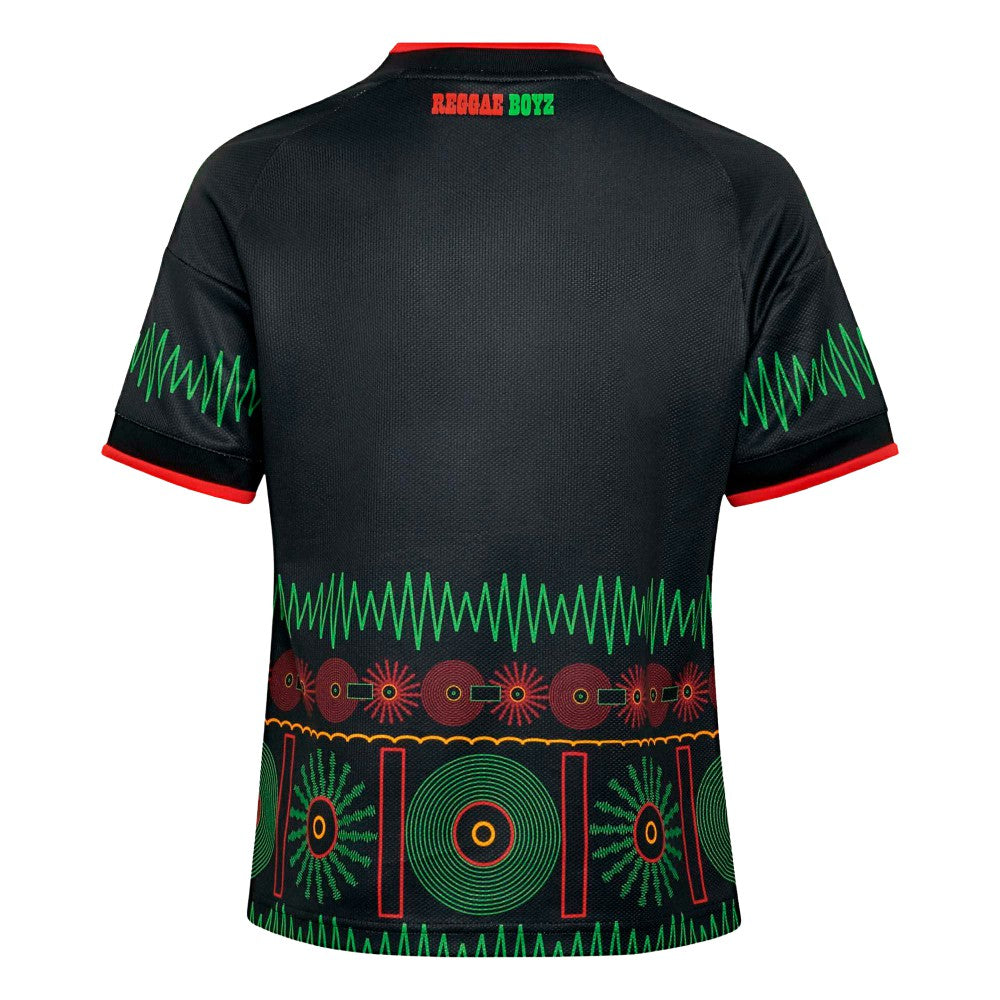 Jamaica National Team Youth 2026 Replica Jersey - Black | Adidas for sale
