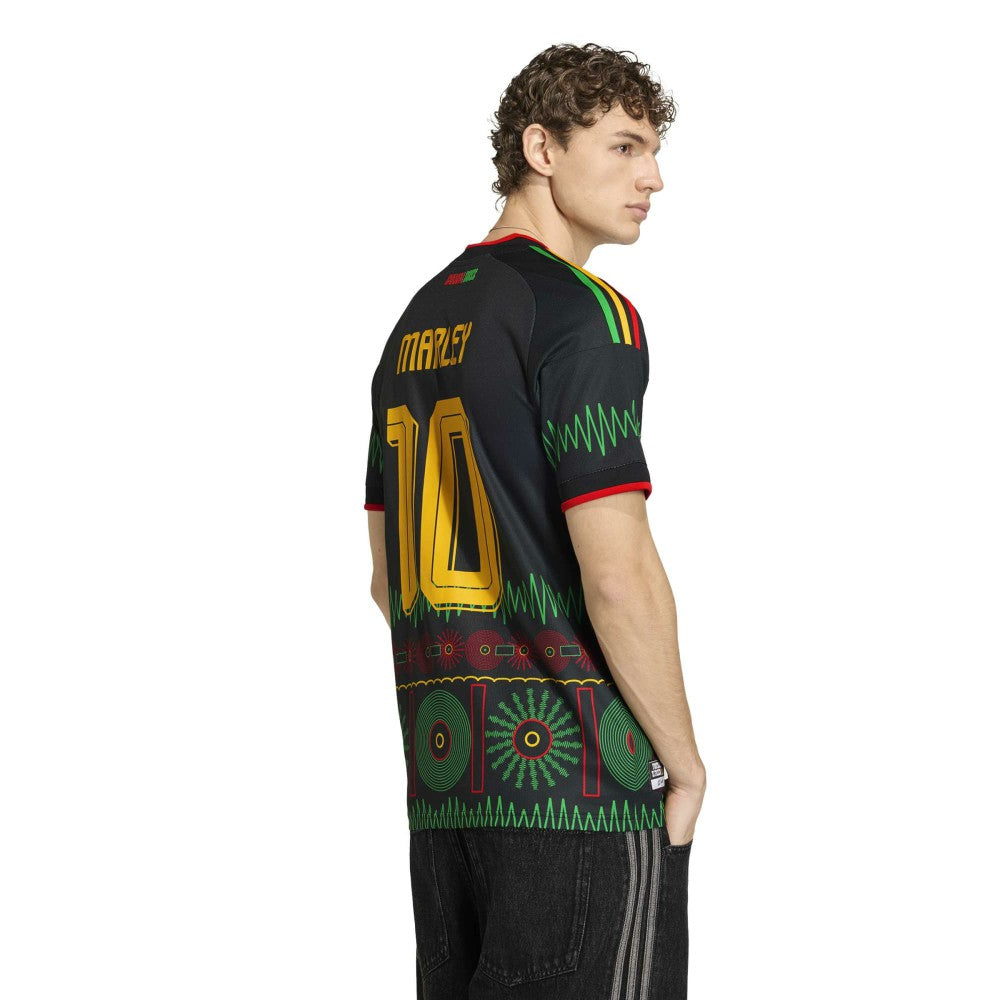 Bob Marley Jamaica National Team 2026 Away Replica Jersey - Black | Adidas online