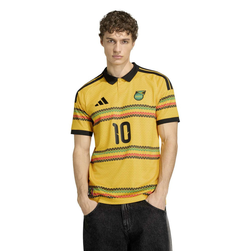 Bob Marley Jamaica National Team 2026 Home Replica Jersey - Yellow | Adidas discount