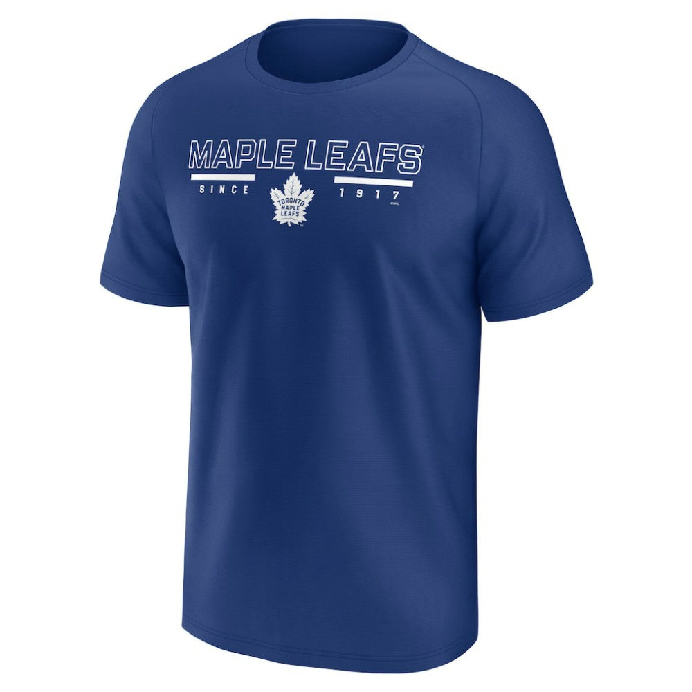 Toronto Maple Leafs Fanatics Established Raglan T-Shirt Blue