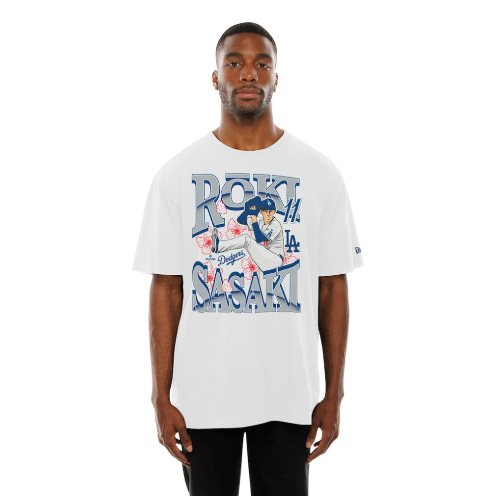 Roki Sasaki Los Angeles Dodgers Player T-Shirt - White | New Era