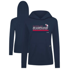 Cleveland Guardians Levelwear Women's Relay Breaker Pullover Hoodie - Navy