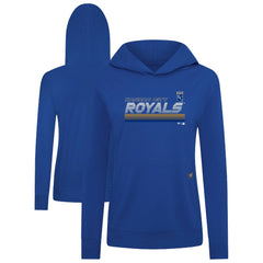 Kansas City Royals Levelwear Women's Relay Breaker Pullover Hoodie - Royal