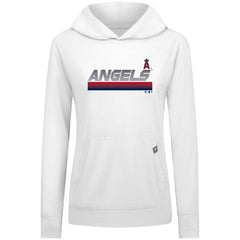 Los Angeles Angels Levelwear Women's Relay Breaker Pullover Hoodie - White