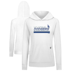 Los Angeles Dodgers Levelwear Women's Relay Breaker Pullover Hoodie - White