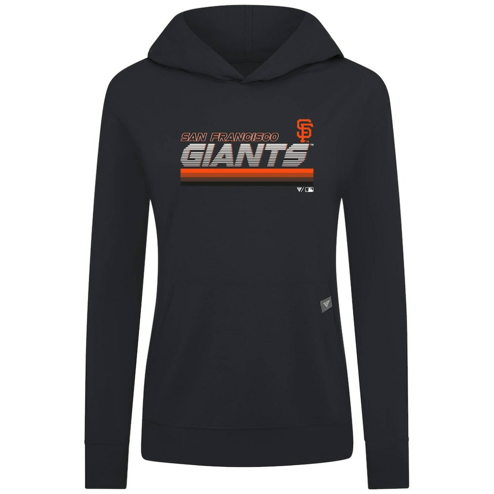 San Francisco Giants Levelwear Women's Relay Breaker Pullover Hoodie - Black