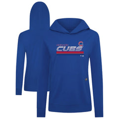 Chicago Cubs Levelwear Women's Relay Breaker Pullover Hoodie - Royal