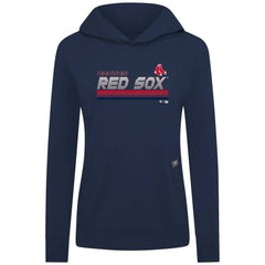 Boston Red Sox Levelwear Women's Relay Breaker Pullover Hoodie - Navy
