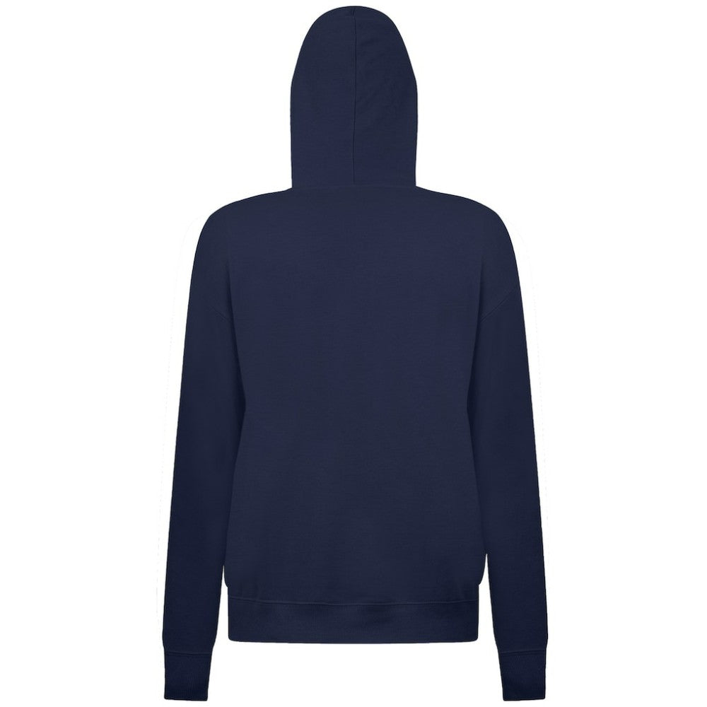 Toronto Blue Jays Levelwear Women's Adorn Retro 3D Pullover Hoodie - Navy
