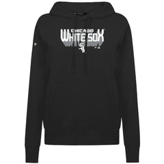 Chicago White Sox Levelwear Women's Adorn Retro 3D Pullover Hoodie - Black