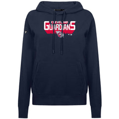 Cleveland Guardians Levelwear Women's Adorn Retro 3D Pullover Hoodie - Navy