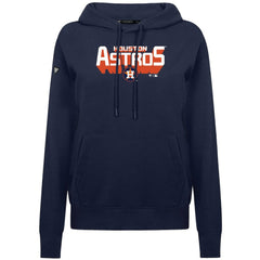 Houston Astros Levelwear Women's Adorn Retro 3D Pullover Hoodie - Navy