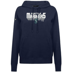 Seattle Mariners Levelwear Women's Adorn Retro 3D Pullover Hoodie - Navy