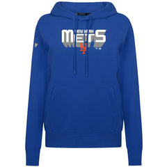 New York Mets Levelwear Women's Adorn Retro 3D Pullover Hoodie - Royal