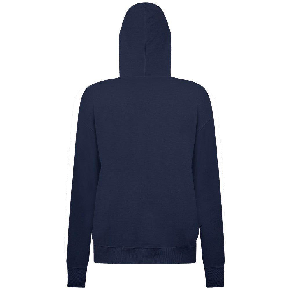 Milwaukee Brewers Levelwear Women's Adorn Retro 3D Pullover Hoodie - Navy