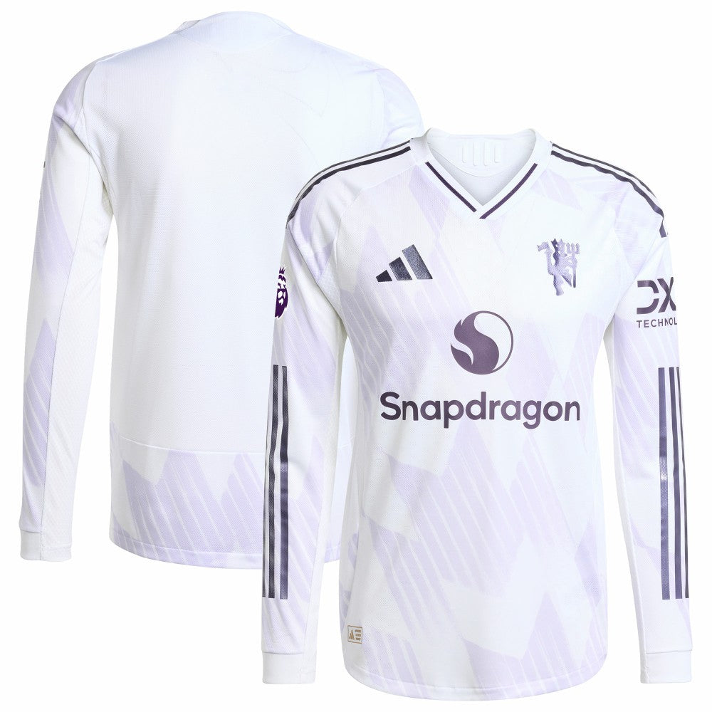 Manchester United 2025/26 Away Long Sleeve Jersey - White | Adidas online