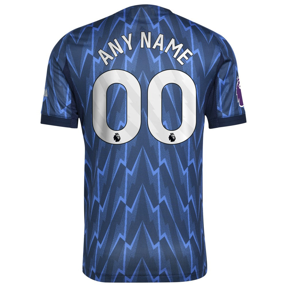 Arsenal 2025/26 Away Custom Jersey - Blue | Adidas cheap