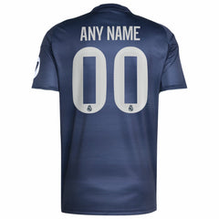 Real Madrid 2025/26 Away Replica Custom Jersey - Blue | Adidas discount
