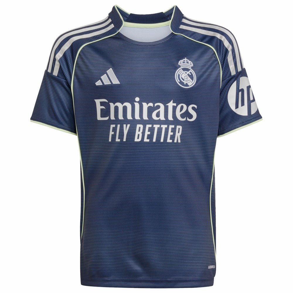Real Madrid Youth 2025/26 Away Replica Custom Jersey - Blue | Adidas for sale