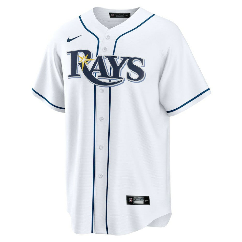 Junior Caminero Tampa Bay Rays Youth Home Replica Jersey - White | Nike
