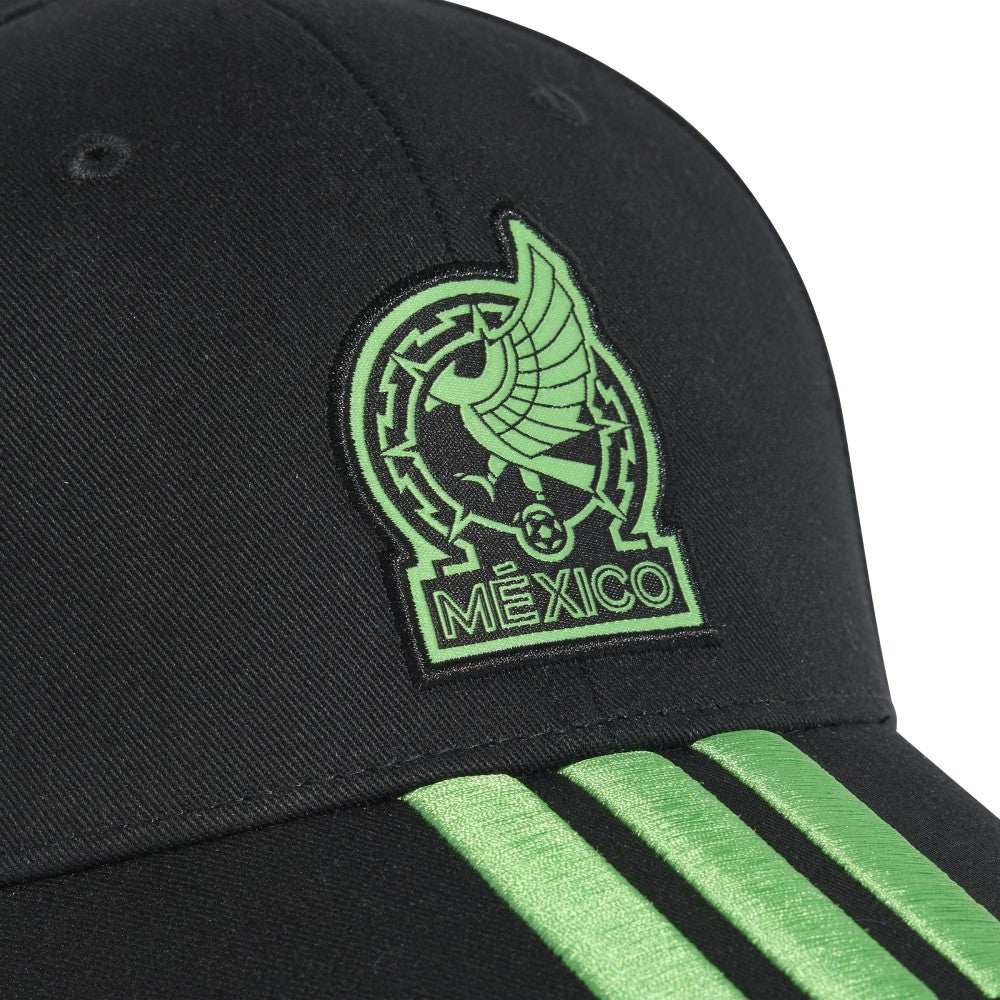 Mexico National Team Unisex FIFA x World Cup 2026 3 Stripes Baseball Adjustable Hat - Black | Adidas discount