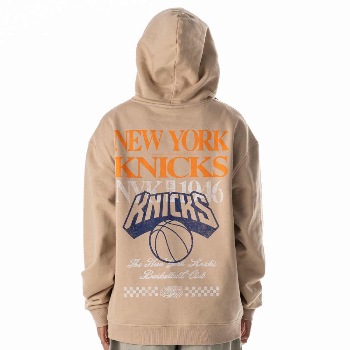 New York Knicks The Wild Collective Unisex Mantra Premium Hoodie - Tan sale