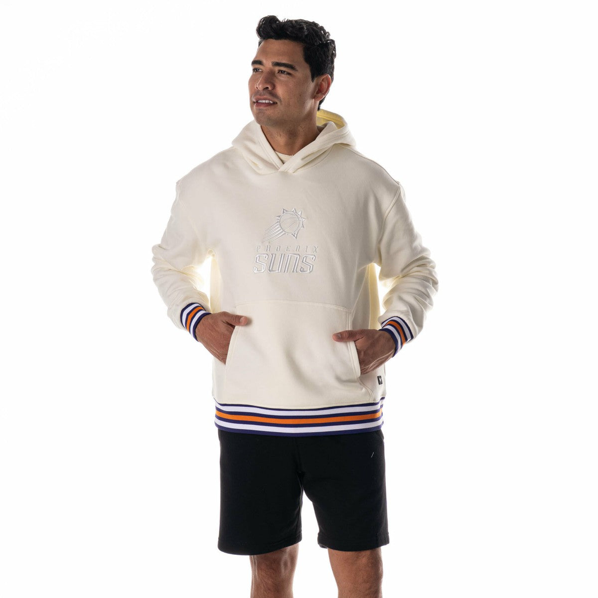 Phoenix Suns The Wild Collective Unisex 2025/26 City Edition Custom Rib Tonal Premium Hoodie - White outlet