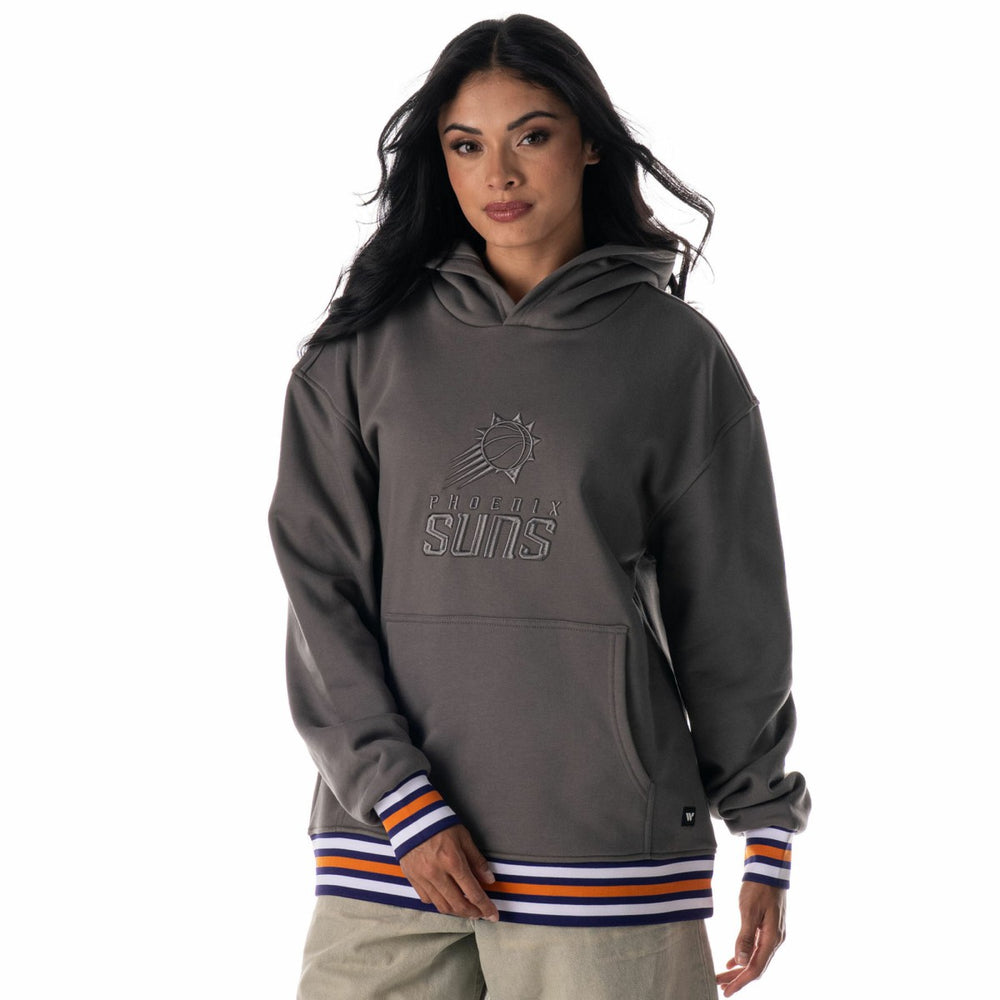 Phoenix Suns The Wild Collective Unisex 2025/26 City Edition Custom Rib Tonal Premium Hoodie - Charcoal sale